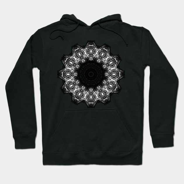 Lace mandala Hoodie by vixfx